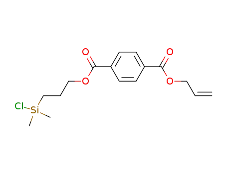 Terephthalic acid 1-allyl ester 4-[3-(chloro-dimethyl-silanyl)-propyl] ester