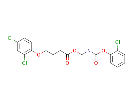 4-(2,4-Dichloro-phenoxy)-butyric acid (2-chloro-phenoxycarbonylamino)-methyl ester