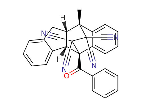 10-benzoyl-5-methyl-5,10,10a,11-tetrahydro-4bH-5,10-ethanobenzo[b]fluorene-12,12,13,13-tetracarbonitrile
