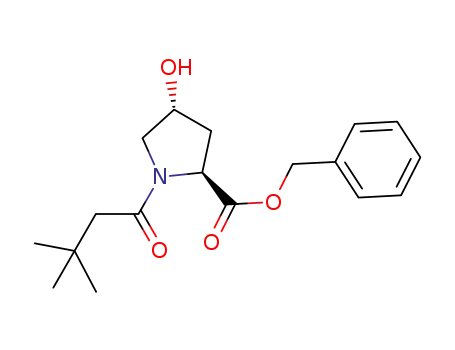 benzyl (2S,4R)-1-(3,3-dimethylbutanoyl)-4-hydroxypyrrolidine-2-carboxylate