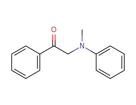 Molecular Structure of 32119-53-2 (Ethanone, 2-(methylphenylamino)-1-phenyl-)