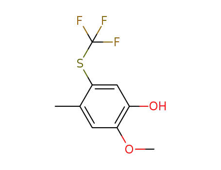 2-methoxy-4-methyl-5-(trifluoromethylthio)phenol