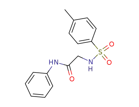 2-[[(4-methylphenyl)sulfonyl]amino]-N-phenylacetamide