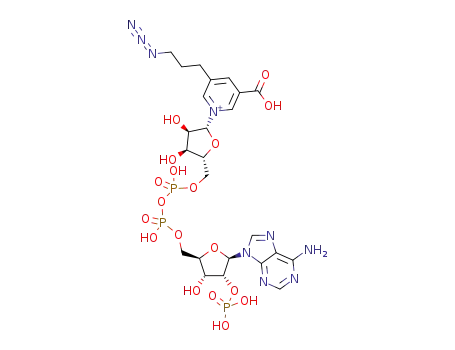 1-[(2R,3R,4S,5R)-5-[[[[(2R,3R,4R,5R)-5-(6-aminopurin-9-yl)-3-hydroxy-4-phosphonooxyoxolan-2-yl]methoxyhydroxyphosphoryl]oxyhydroxyphosphoryl]oxymethyl]-3,4-dihydroxyoxolan-2-yl]pyridin-1-ium-5-(3-azidopropyl)-3-carboxylic acid