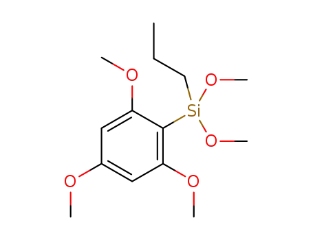 dimethoxy(2,4,6-trimethoxyphenyl)propylsilane