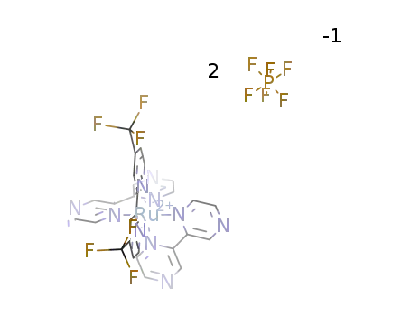 [RuII(2,2′-bipyrazyl)2(4,4′-bis(trifluoromethyl)-2,2′-bipyridyl)](PF6)2