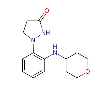 1-{2-[(tetrahydro-2H-pyran-4-yl)amino]phenyl}-3-pyrazolidinone