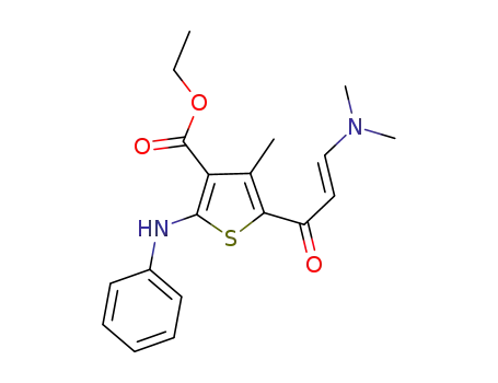 (E)-ethyl 5-(3-(dimethylamino)acryloyl)-4-methyl-2-(phenylamino)thiophene-3-carboxylate