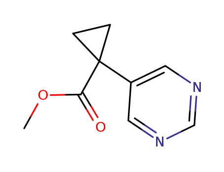 methyl 1-(pyrimidin-5- yl)cyclopropane-1-carboxylate