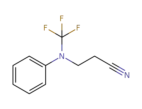 3-(phenyl(trifluoromethyl)amino)propanenitrile