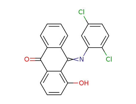 1-hydroxy-9-(2,5-dichlorophenylimino)-10-anthrone