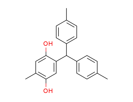 2-(di-p-tolylmethyl)-5-methylbenzene-1,4-diol