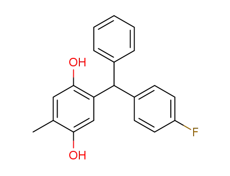 2-((4-fluorophenyl)(phenyl)methyl)-5-methylbenzene-1,4-diol