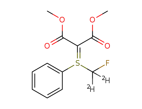 D2-monofluoromethyl-phenyl bis(carbomethoxy) methylide