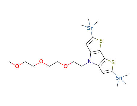 4-{2-[2-(2-methoxyethoxy)ethoxy]ethyl}-2,6-bis(trimethylstannyl)-4H-dithieno[3,2-b:2',3'-d]pyrrole