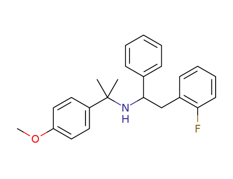N-(2-(2-fluorophenyl)-1-phenylethyl)-2-(4-methoxyphenyl)propan-2-amine