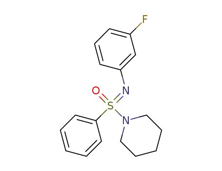 1-[N-(3-fluorophenyl)-S-phenylsulfonimidoyl]piperidine