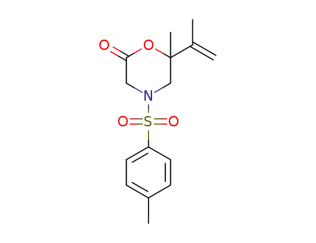 6-methyl-6-(prop-1-en-2-yl)-4-tosylmorpholin-2-one