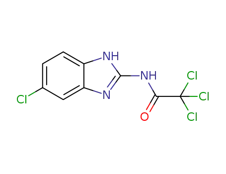2,2,2-trichloro-N-(5-chloro-1H-benzimidazol-2-yl)acetamide