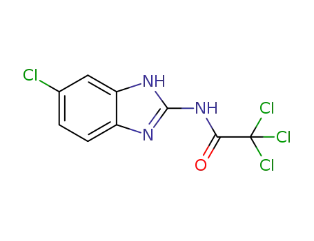 2,2,2-trichloro-N-(6-chloro-1H-benzimidazol-2-yl)acetamide