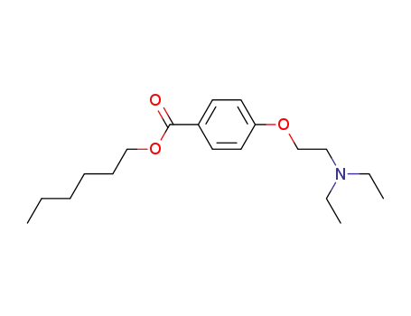 4-(2-diethylamino-ethoxy)-benzoic acid hexyl ester