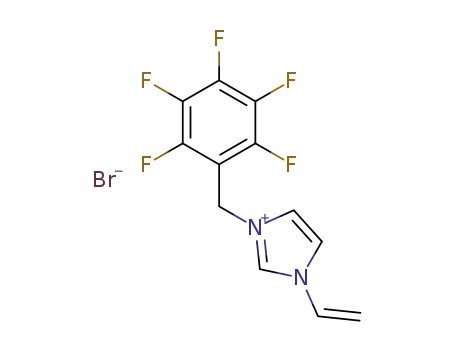 3-(2,3,4,5,6-pentafluorobenzyl)-1-vinylimidazol-1-ium bromide