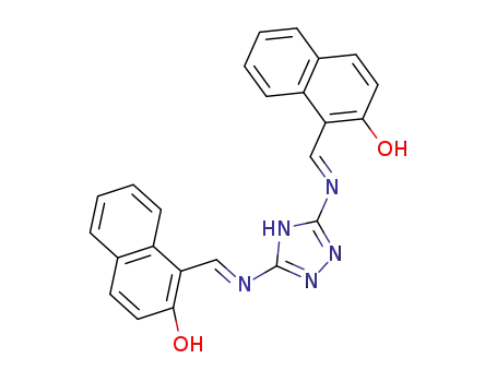 1‐((E)‐(5‐((E)‐(2‐hydroxynaphthalene‐1‐yl)methyleneamino)‐4H‐1,2,3‐triazol‐3‐ylimino)methyl)naphthalene‐2‐ol