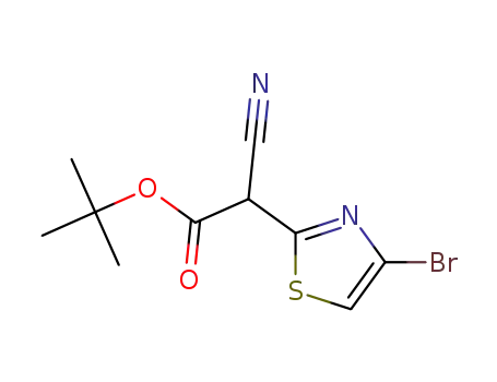 tert-butyl 2-(4-bromothiazol-2-yl)-2-cyanoacetate