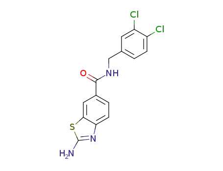 2-amino-N-(3,4-dichlorobenzyl)benzo[d]thiazole-6-carboxamide