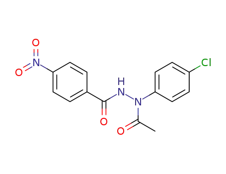 N-acetyl-N-(4-chloro-phenyl)-N'-(4-nitro-benzoyl)-hydrazine