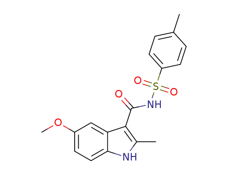2-methyl-5-methoxy-N-p-toluenesulfonyl-1H-indole-3-carboxamide