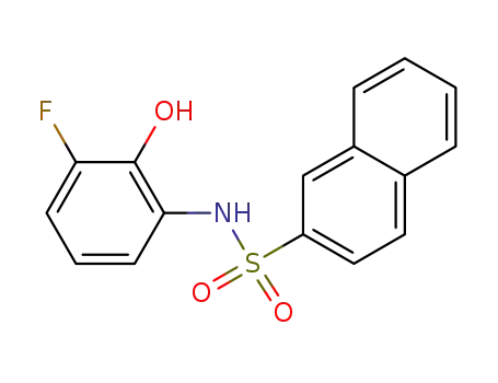 N-(3-fluoro-2-hydroxyphenyl)-naphthalene-2-sulfonamide