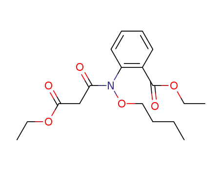 ethyl 2-(N-butoxy-3-ethoxy-3-oxopropanamido)benzoate