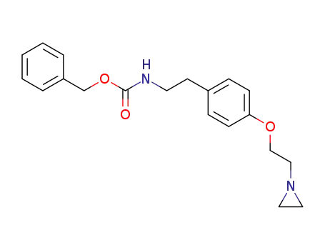 benzyl 4-(2-(aziridin-1-yl)ethoxy)phenethylcarbamate