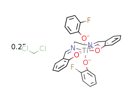 [Ti(N,N’-ethylenebis(salicylideneiminate))(2-fluorophenolato)2]*0.25CH2Cl2