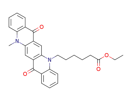 ethyl 6-(12-methyl-7,14-dioxo-12,14-dihydroquinolino[2,3-b]acridin-5(7H)-yl)hexanoate