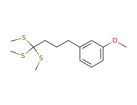 4-(m-methoxyphenyl)-1,1,1-tris(methylthio)butane