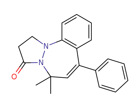 5,5-dimethyl-7-phenyl-1,2-dihydro-3H,5H-benzo[c]pyrazolo[1,2-a][1,2]diazepin-3-one