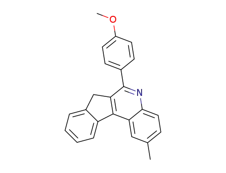 6-(4-methoxyphenyl)-2-methyl-7H-indeno[2,1-c]quinoline