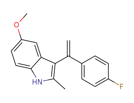 3-(1-(4-fluorophenyl)vinyl)-5-methoxy-2-methyl-1H-indole