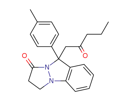 9-(2-oxopentyl)-9-(p-tolyl)-2,3-dihydro-1H,9H-pyrazolo[1,2-a]indazol-1-one