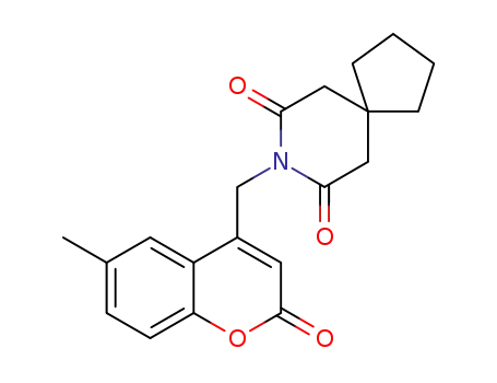 8-[(6-methyl-2-oxo-2H-chromen-4-yl)methyl]-8-azaspiro[4.5]decane-7,9-dione
