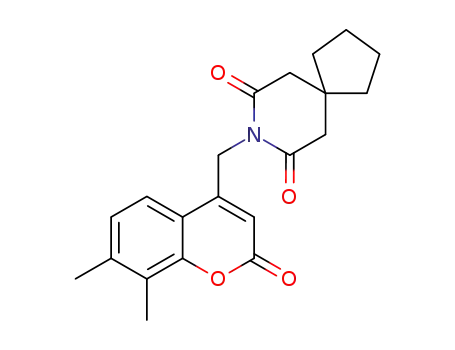 8-[(7,8-dimethyl-2-oxo-2H-chromen-4-yl)methyl]-8-azaspiro[4.5]decane-7,9-dione