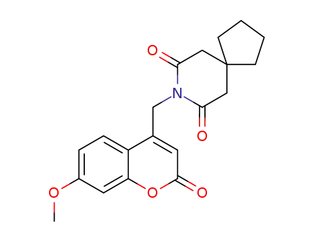 8-[(7-methoxy-2-oxo-2H-chromen-4-yl)methyl]-8-azaspiro[4.5]decane-7,9-dione