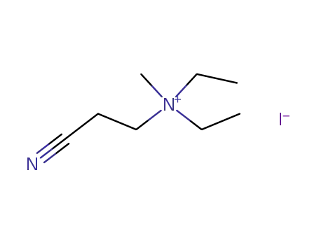 diethyl-(2-cyano-ethyl)-methyl-ammonium; iodide