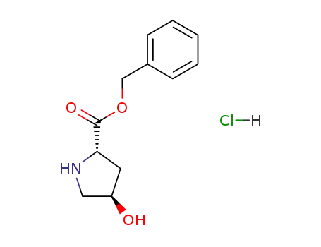 Molecular Structure of 62147-27-7 (H-HYP-OBZL HCL)