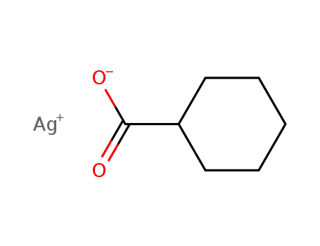Molecular Structure of 13126-82-4 (Cyclohexanecarboxylicacid, silver(1+) salt (1:1))