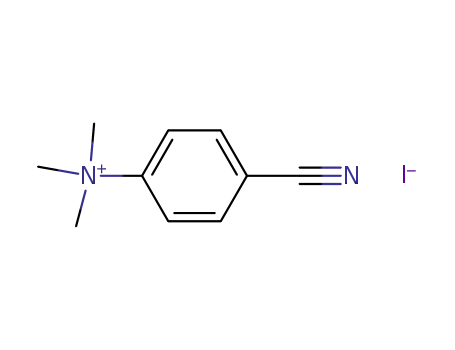Molecular Structure of 17311-01-2 (Benzenaminium, 4-cyano-N,N,N-trimethyl-, iodide)