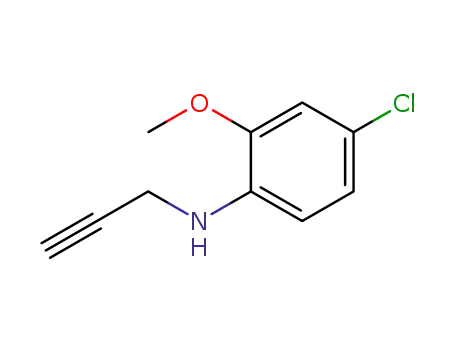 4-chloro-2-methoxy-N-(prop-2-yn-1-yl)aniline