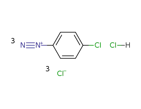 4-chloro-benzenediazonium; tetrachloride